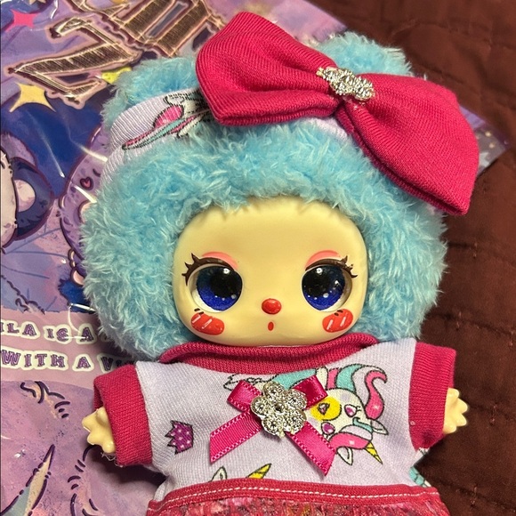 Liilas Zoo Kaola! Blue Plush Doll with Pink Outfit - Picture 4 of 6